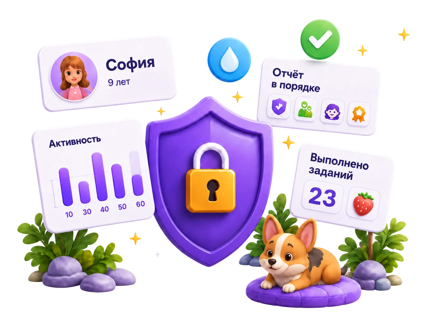 Иллюстрация систем родителей WB Kids